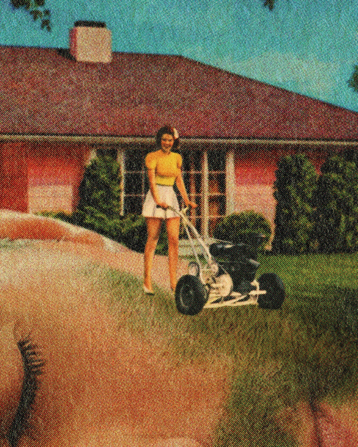 Manscaping Art Print
