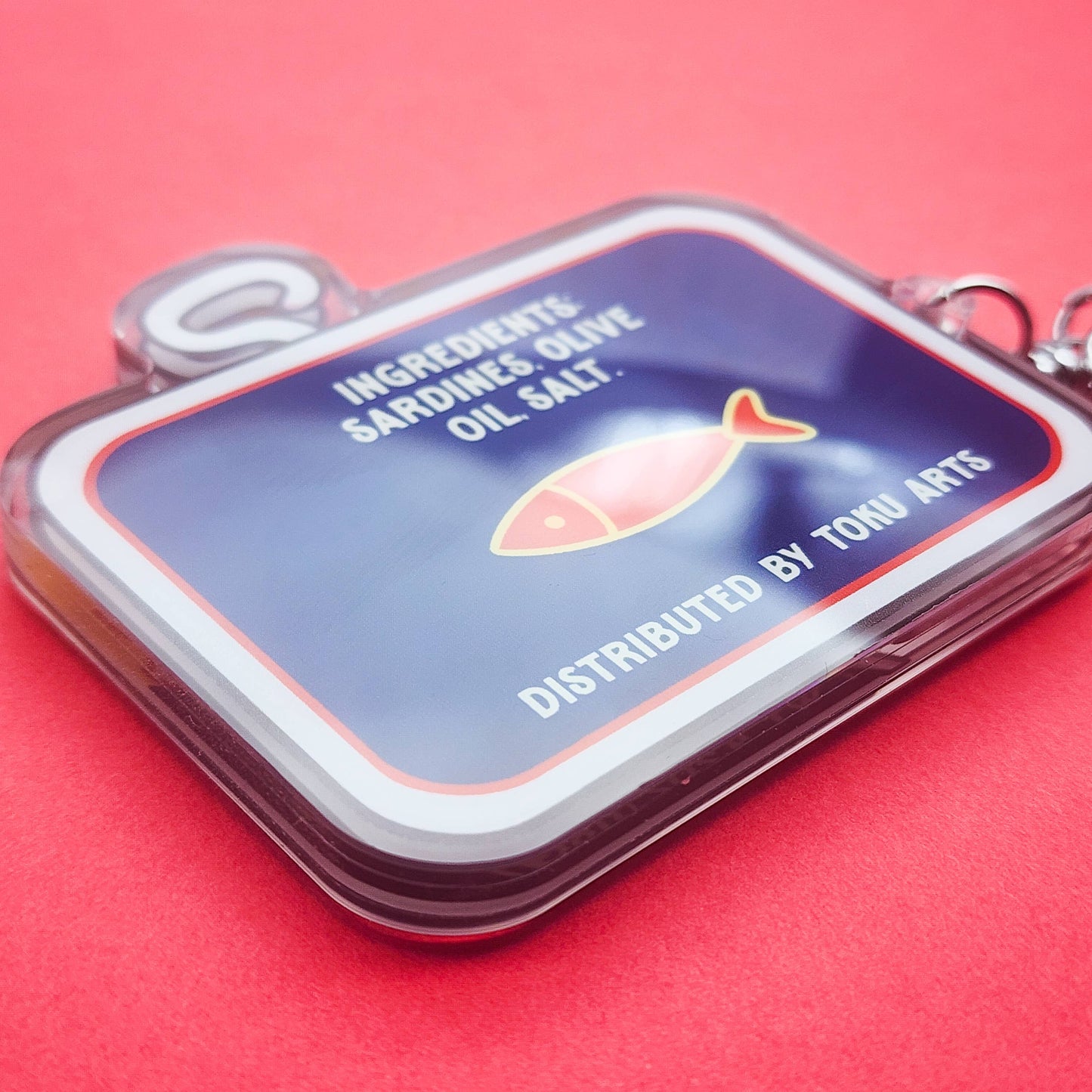 Sardines Shaker Keychain