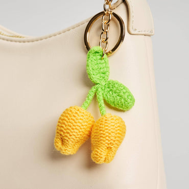 Lemon Bag Charm Key Chain 