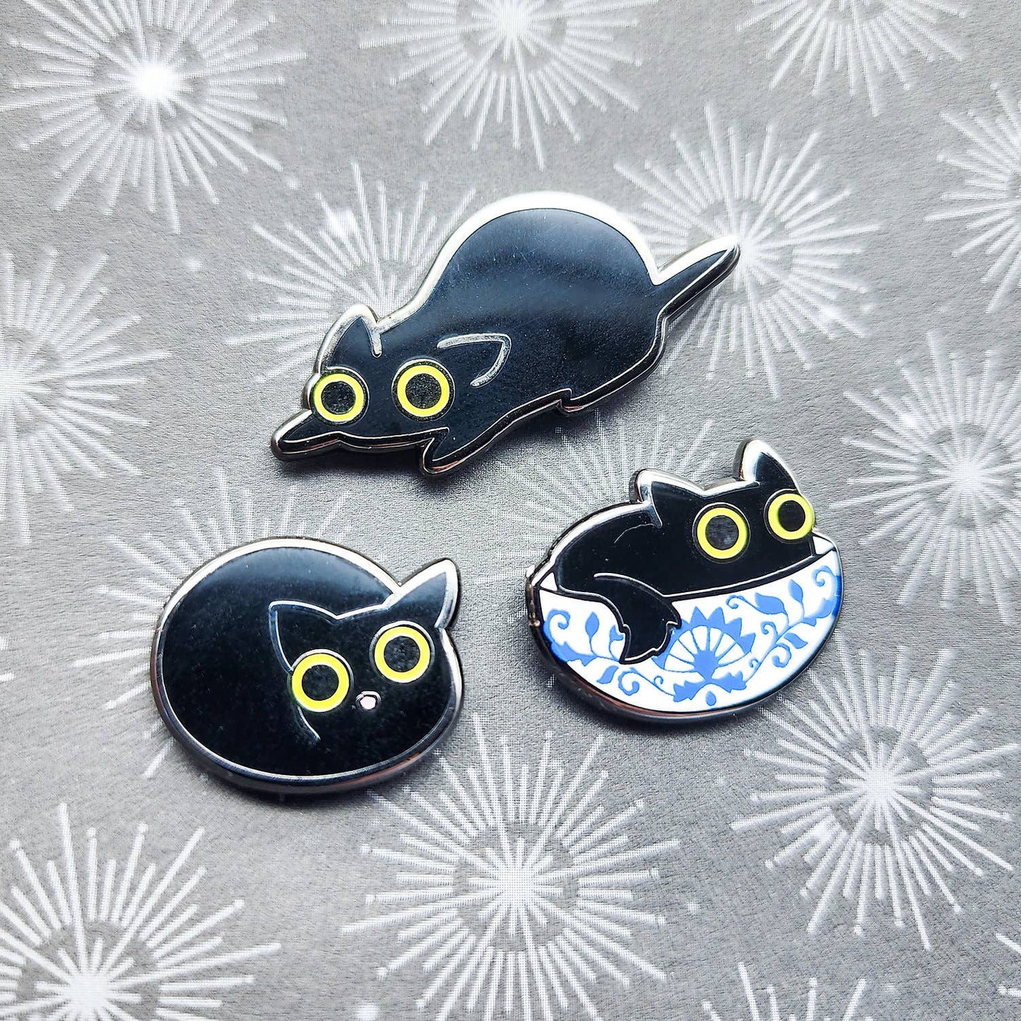 Void Cats Enamel Pin Set