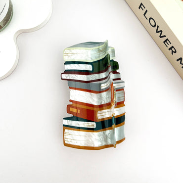 Book Hair Claw Clip