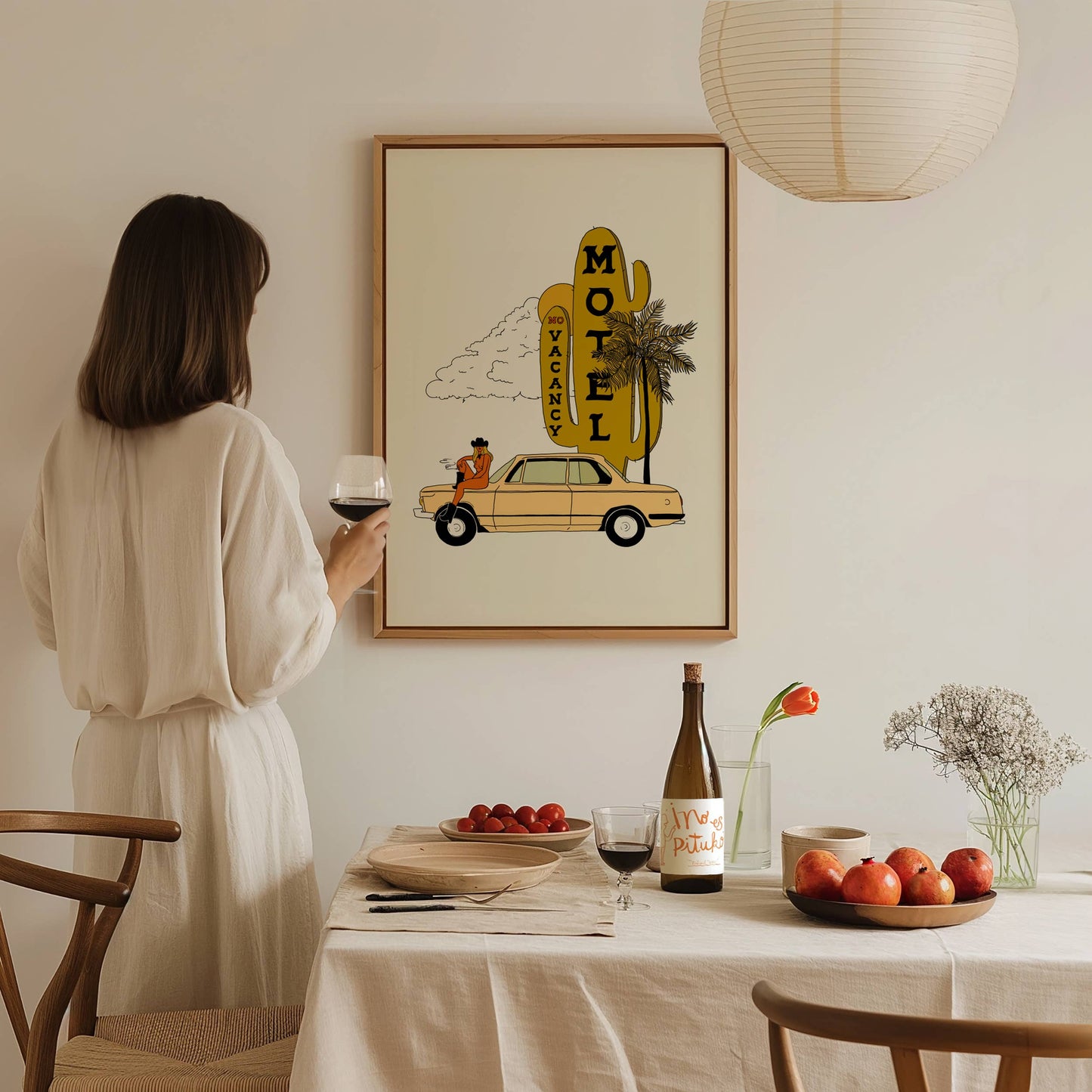 No Vacancy Western Art Print