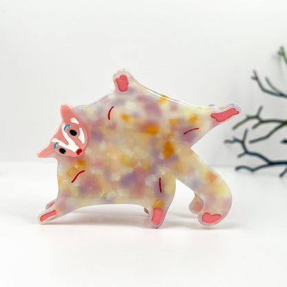 Sugar Glider Acetate Hair Claw Clip