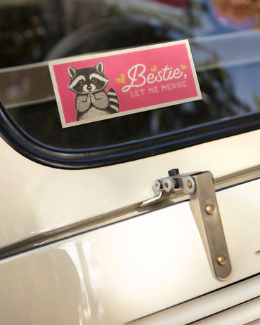 3x7 inch waterproof vinyl sticker with matte finish for gift shops