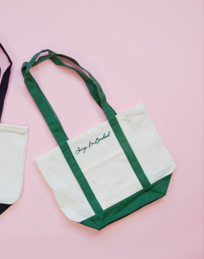 Sorry I'm Booked Bookish Mini Tote