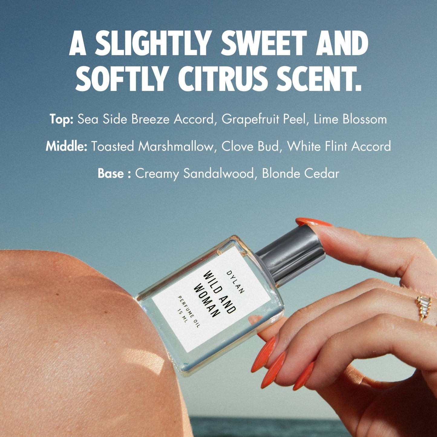 Dylan Perfume Oil Citrus Scent Wild and Woman