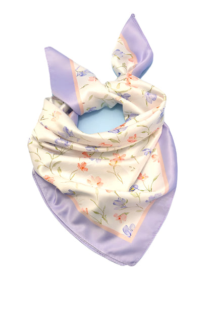 Blue and Floral Bandana 