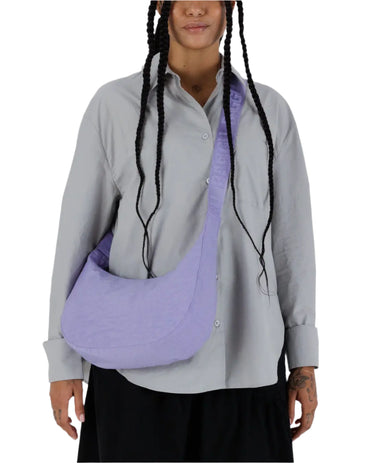 Medium Nylon Crescent Bag Wisteria Baggu