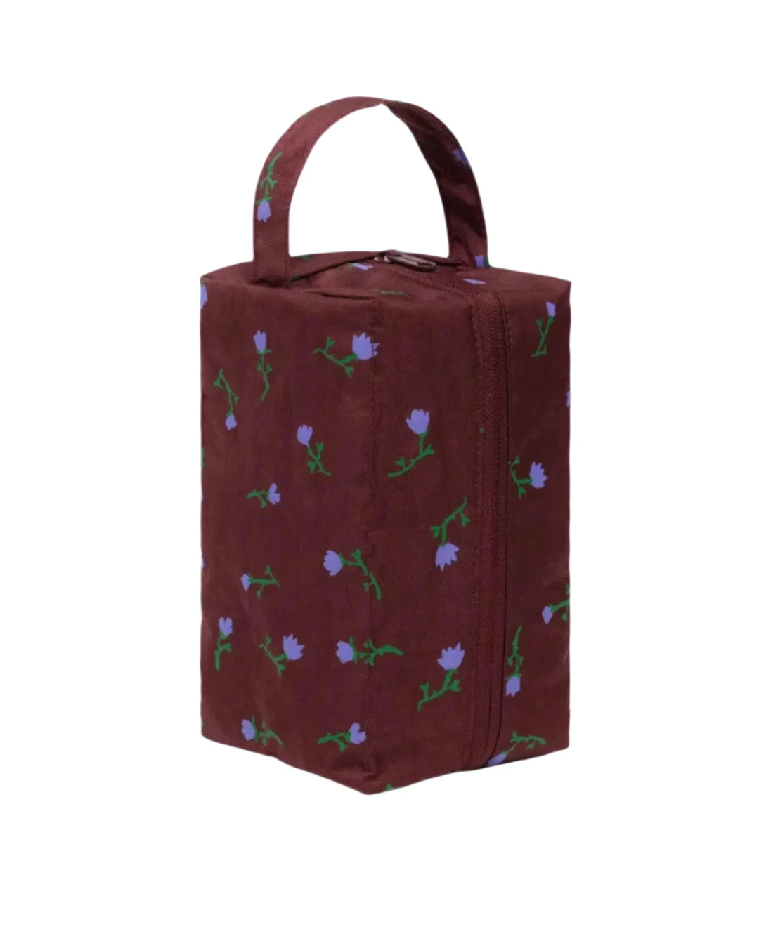 Recycled nylon Baggu Dopp kit with zip top closure, compact and practical for travel or gifting