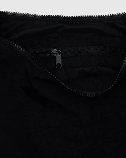 Medium Nylon Crescent Bag Black Baggu