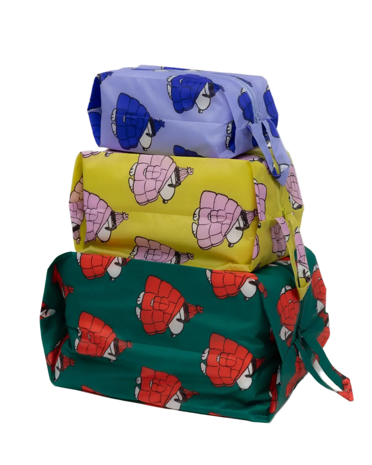 BAGGU x Peanuts Snoopy 3D Zip Set – set of 3 travel pouches