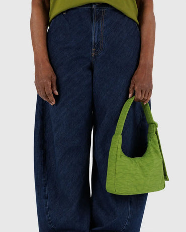 Mini Nylon Shoulder Bag Green Juice Baggu