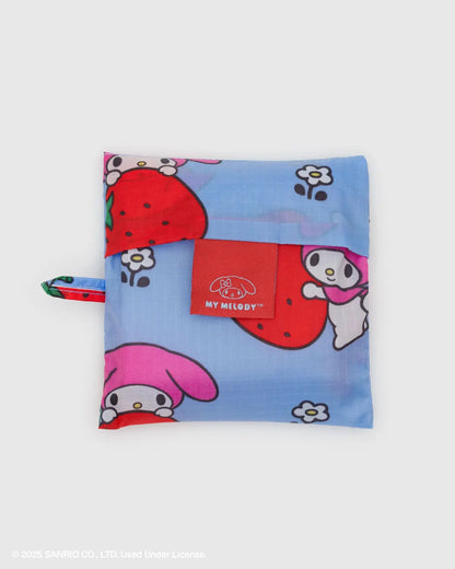 Durable and washable BAGGU My Melody Strawberry tote bag for shopping gift shop