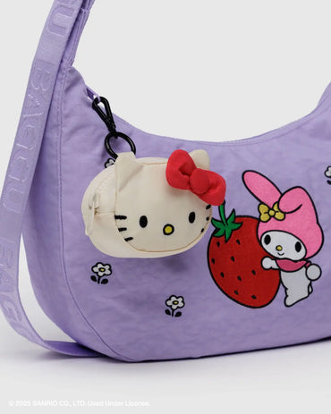 Hello Kitty keychain and accessory pouch in white