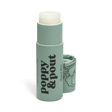 Refreshing mint-flavored natural lip balm with clean ingredients