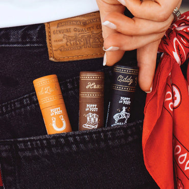 Poppy and Pout Rowdy Rootbeer Lip Balm