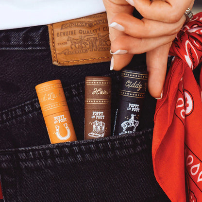 Poppy and Pout Rowdy Rootbeer Lip Balm
